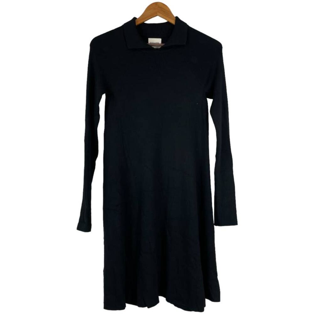 KHAITE NWT Emory Long Sleeve Stretch Wool Shift Dress Size M Flowy Designer - Picture 5 of 13